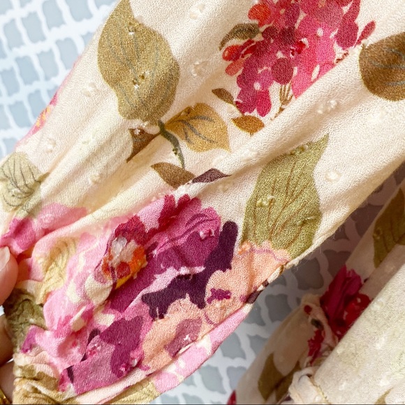 EUC Rahi Cali Floral Cutout Back Ruffle Dress - Picture 6 of 12